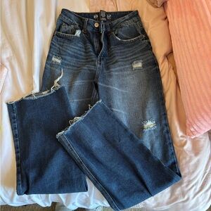 Rewatch Distressed Blue Jeans